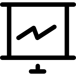 Line Graphic Presentation icon
