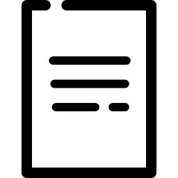 foglio documento icona
