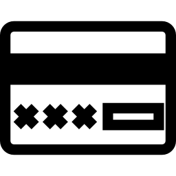 신용 카드 뒷면 icon