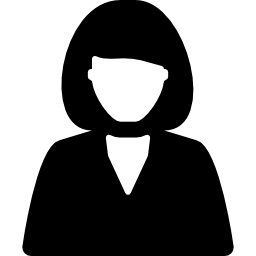 Female User Management icon