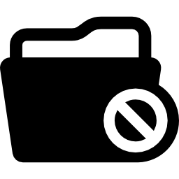 차단 된 폴더 icon