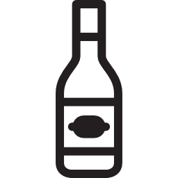 bottiglia di gin icona
