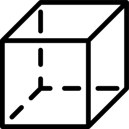 cubo di geometria icona
