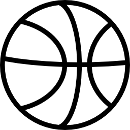 pelota de baloncesto icono