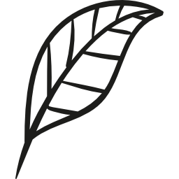 jardín de hojas de plantas icono