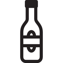 bottiglia di vodka icona