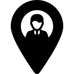 locatie gebruikerskaart icoon