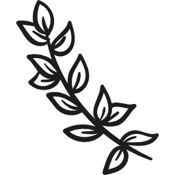 folhas do ramo Ícone