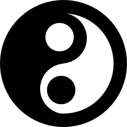 taoizm yin yang ikona