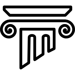Greek column icon