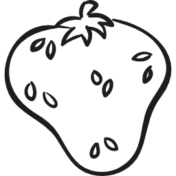 organiczna truskawka ikona
