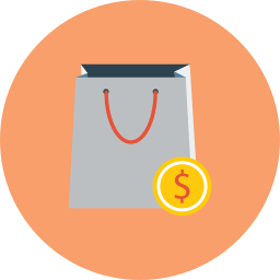 Shopping bag icon