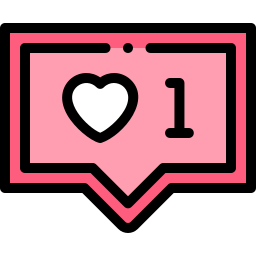 Like instagram heart icon