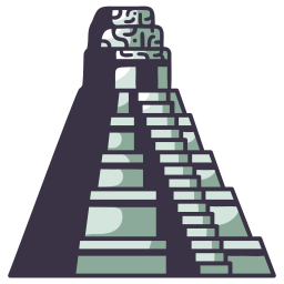 пирамида майя иконка