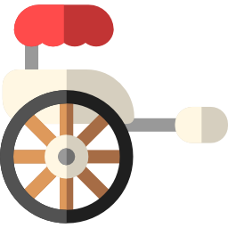 pousse-pousse Icône
