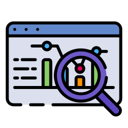 Analytic search icon