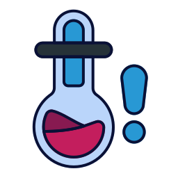 sensor de temperatura Ícone