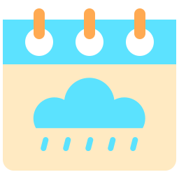 regenachtige dag icoon