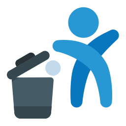 recolector de basura icono