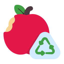 ugryzienie jabłka ikona
