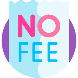 No fee icon