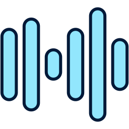 Audio waves icon