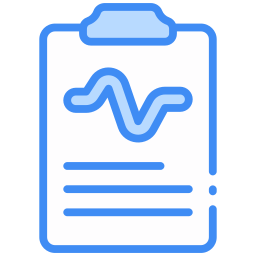 rapport médical Icône