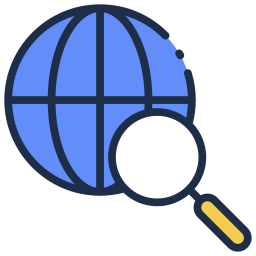 recherche mondiale Icône