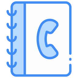 Phone book icon