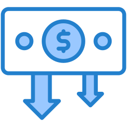 Money loss icon