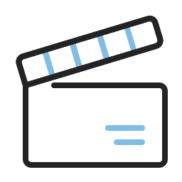 Clapperboard icon