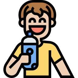 水を飲む icon