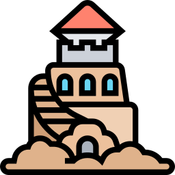 Sand castle icon