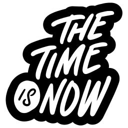 el tiempo es ahora sticker