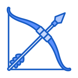 Bow and arrow icon