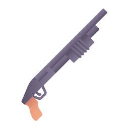 Pump shotgun icon