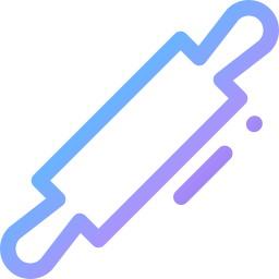 rouleau à pâtisserie Icône