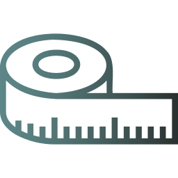 Measure tape icon