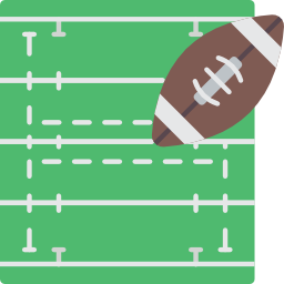 terrain de rugby Icône