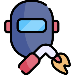 Welding mask icon