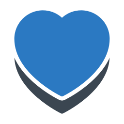 Heart box icon