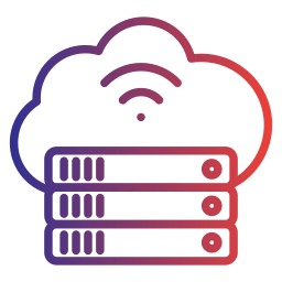 Cloud server icon