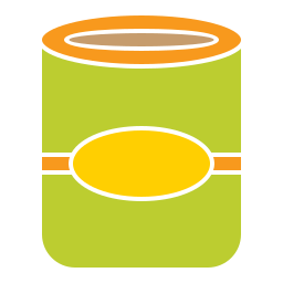 Canned food icon