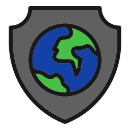 Earth protection icon