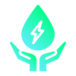 energía del agua icono