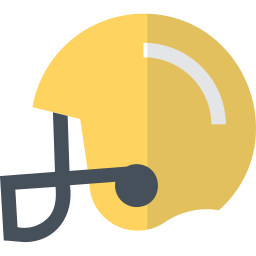 casco de rugbi icono