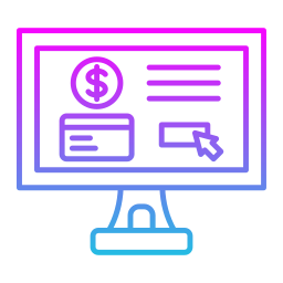 Online payment icon