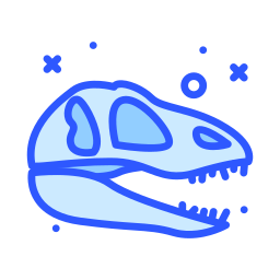 恐竜の頭蓋骨 icon