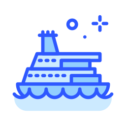 Круизный корабль иконка