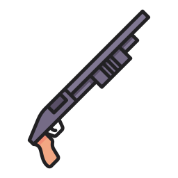 Pump shotgun icon